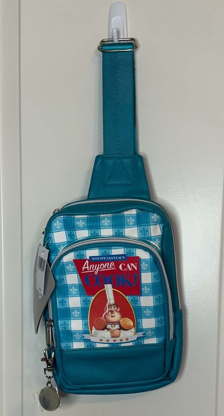 NWT Disney Parks Auguste Gusteau Ratatouille Sling Bag
